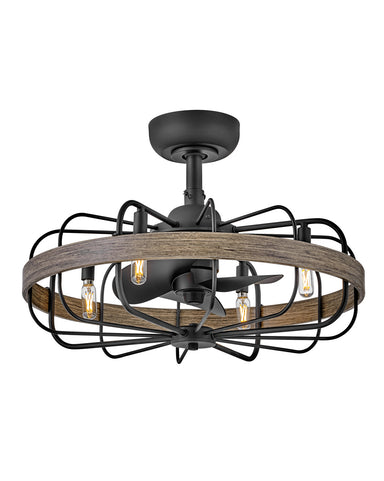 Hinkley Canada - 22" LED Fandelier - Eli - Matte Black- Union Lighting Luminaires Decor