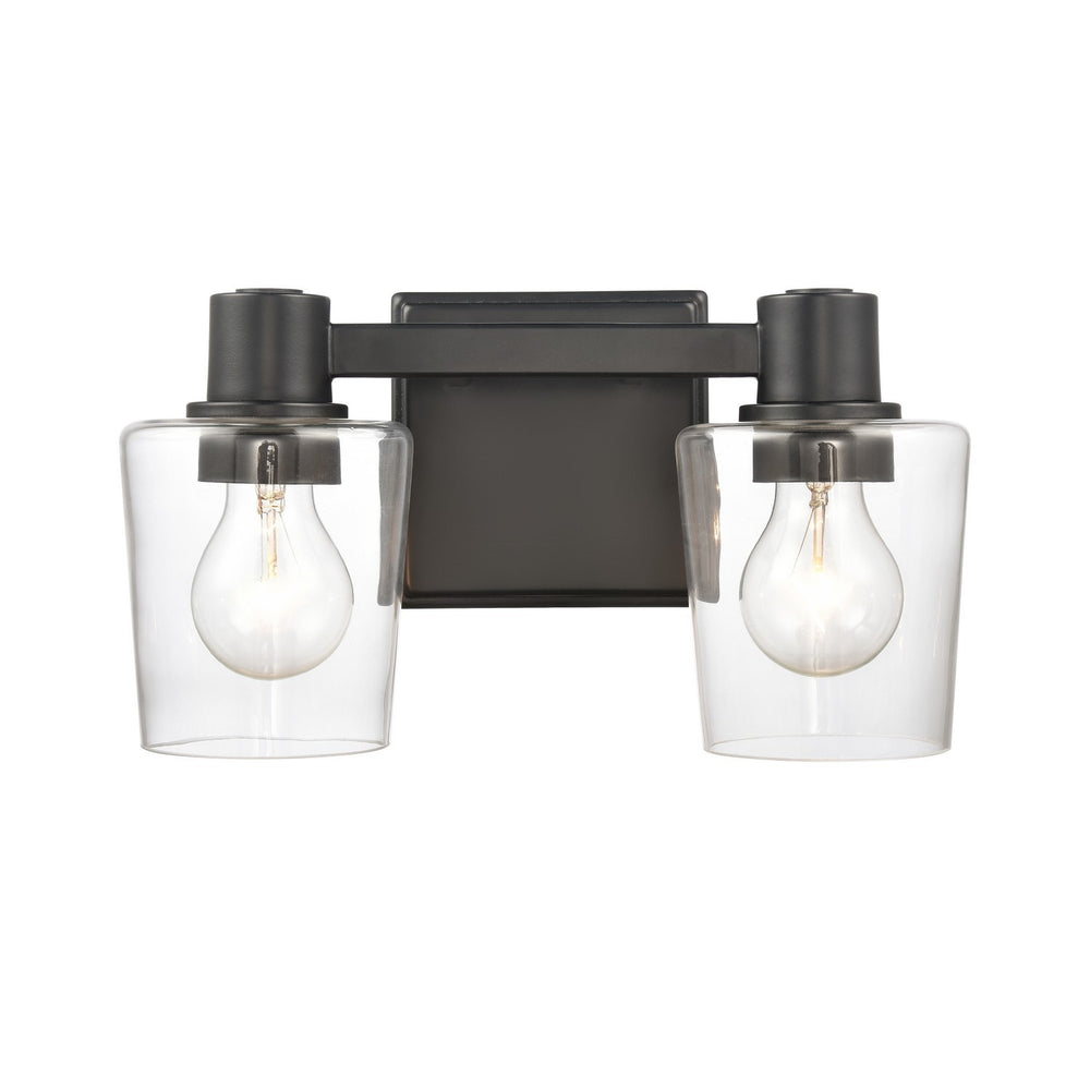 ELK Home - Two Light Vanity - Celia - Matte Black- Union Lighting Luminaires Decor