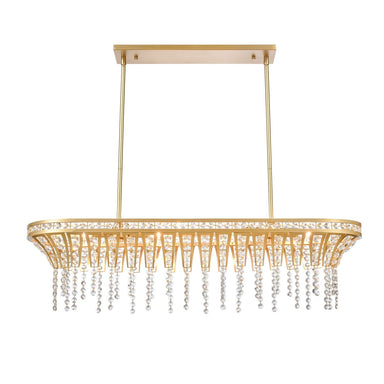 ELK Home - Four Light Linear Chandelier - Fantania - Champagne Gold- Union Lighting Luminaires Decor