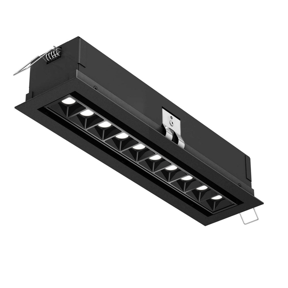 Dals - Ten Light Microspot Adjustable Recessed Down Light - Pinpoint - Black- Union Lighting Luminaires Decor