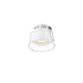 Dals - Regressed Gimbal Down Light - Facet - White- Union Lighting Luminaires Decor