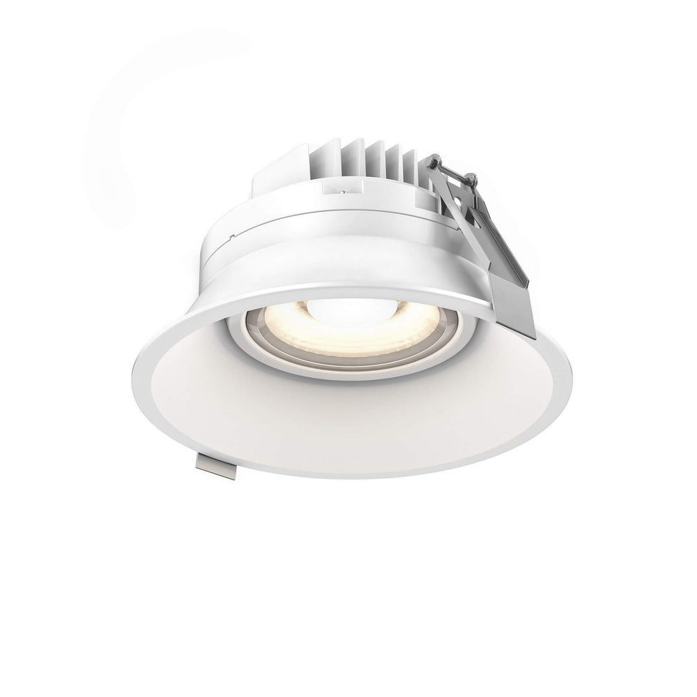 Dals - Regressed Gimbal Down Light - Facet - White- Union Lighting Luminaires Decor