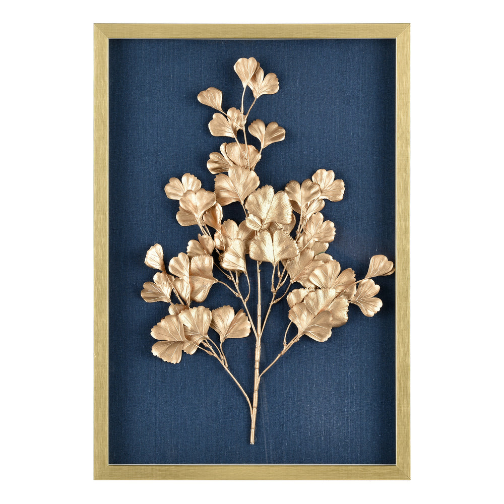 ELK Home - Wall Art - Leaf Shadow - Gold- Union Lighting Luminaires Decor