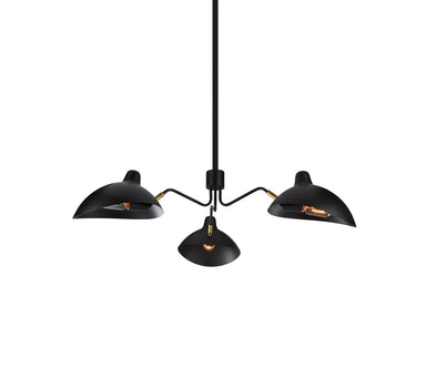 Matteo Canada - Three Light Pendant - Droid - Bronze & Brushed Gold- Union Lighting Luminaires Decor