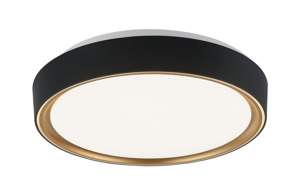 Matteo Canada - LED Ceiling Mount - Alamus - Aged Gold Brass + Matte Black- Union Lighting Luminaires Decor