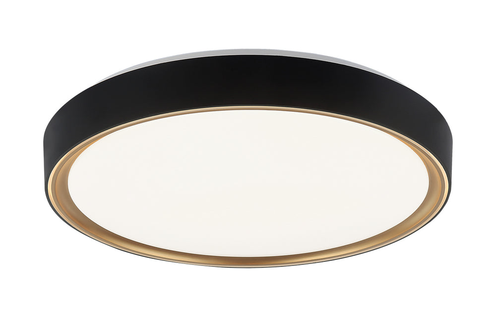 Matteo Canada - LED Ceiling Mount - Alamus - Aged Gold Brass + Matte Black- Union Lighting Luminaires Decor