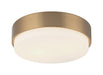 Matteo Canada - Two Light Ceiling Mount - Quintz - Aged Gold Brass- Union Lighting Luminaires Decor
