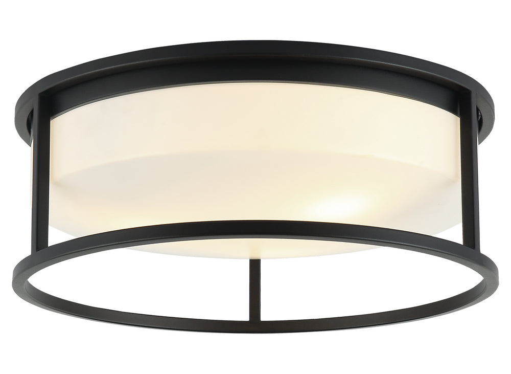 Matteo Canada - Three Light Ceiling Mount - Framerton - Matte Black- Union Lighting Luminaires Decor