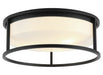 Matteo Canada - Three Light Ceiling Mount - Framerton - Matte Black- Union Lighting Luminaires Decor