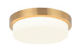 Matteo Canada - LED Ceiling Mount - Durham - Aged Gold Brass- Union Lighting Luminaires Decor