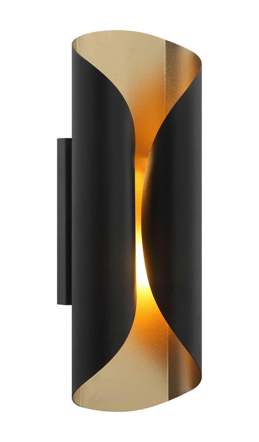 Matteo Canada - Two Light Wall Sconce - Ripcurl - Matte Black- Union Lighting Luminaires Decor