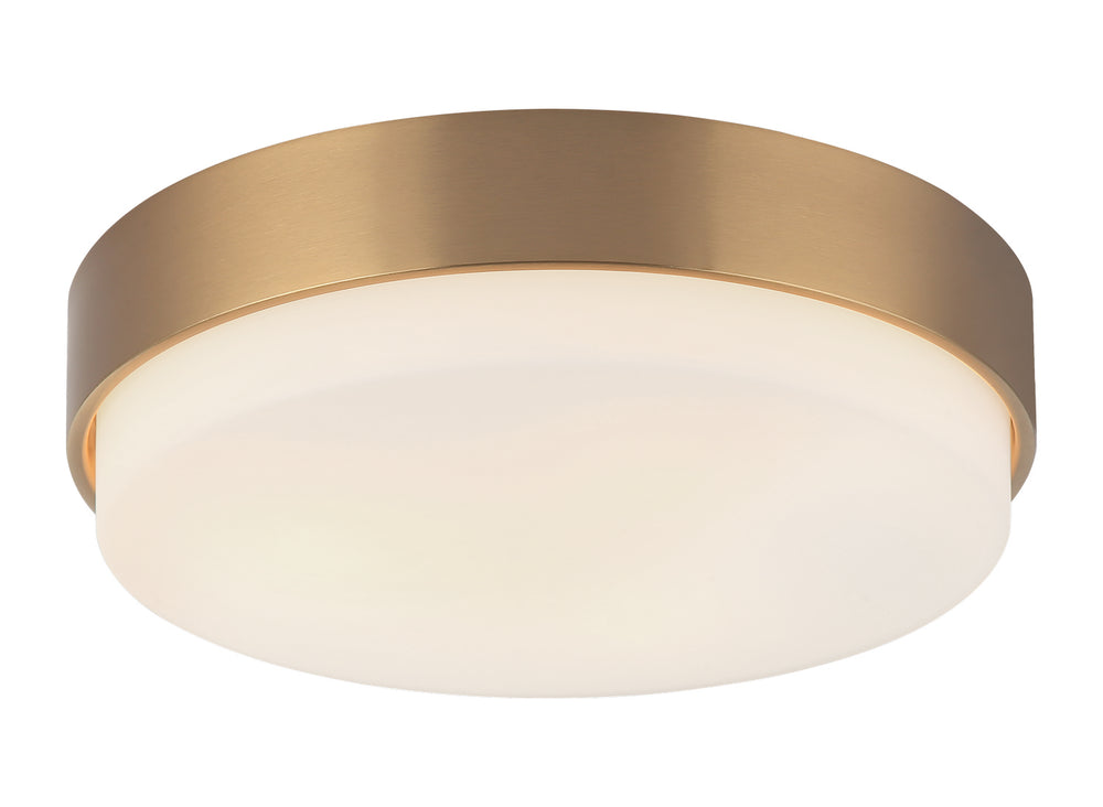 Matteo Canada - Three Light Ceiling Mount - Quintz - Aged Gold Brass- Union Lighting Luminaires Decor