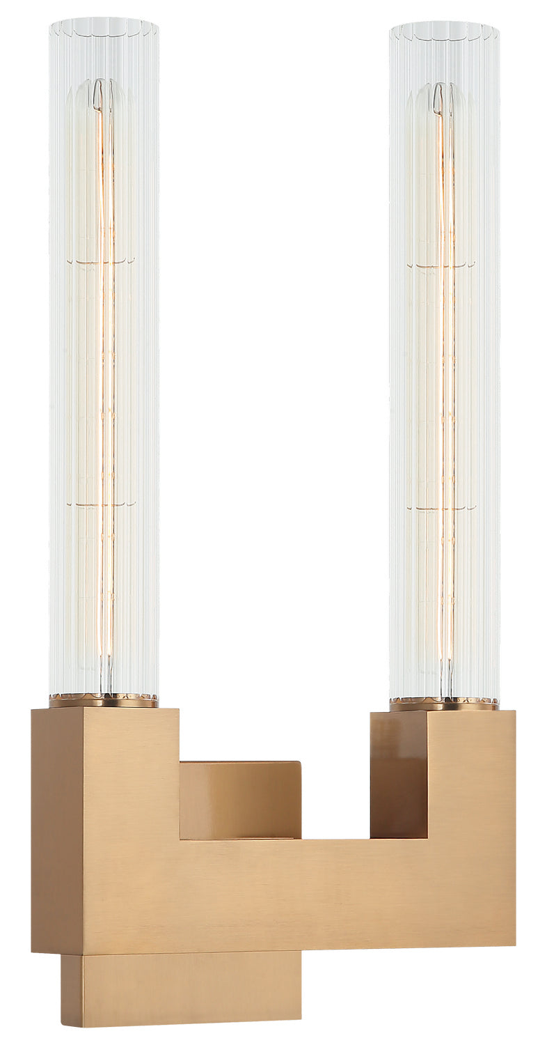 Matteo Canada - Two Light Wall Sconce - Odelle - Matte Black- Union Lighting Luminaires Decor