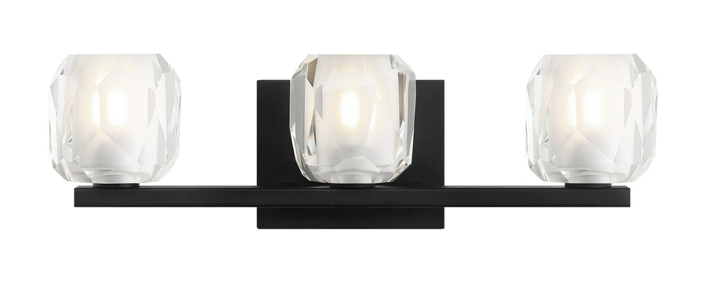 Matteo Canada - Three Light Vanity - Carleton - Matte Black- Union Lighting Luminaires Decor