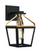 Matteo Canada - One Light Wall Sconce - Mavonshire - Black + Aged Gold Brass- Union Lighting Luminaires Decor