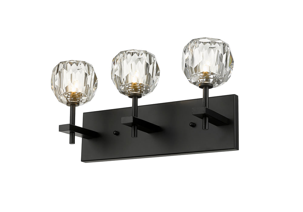Bethel International Canada - Three Light Vanity - Black- Union Lighting Luminaires Decor
