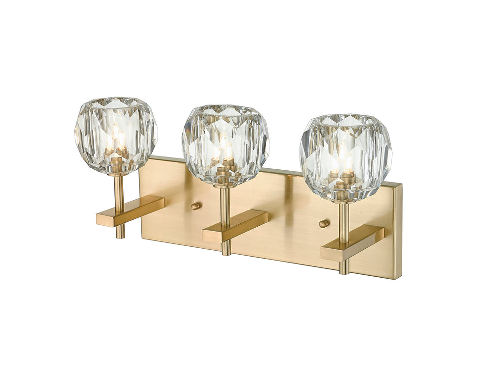 Bethel International Canada - Three Light Vanity - Gold- Union Lighting Luminaires Decor