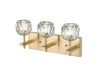 Bethel International Canada - Three Light Vanity - Gold- Union Lighting Luminaires Decor