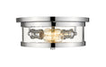 Bethel International Canada - Two Light Flush Mount - Chrome- Union Lighting Luminaires Decor