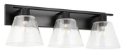 Eglo Canada - Three Light Bath/Vanity - Copley - Matte Black- Union Lighting Luminaires Decor