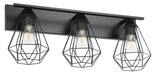 Eglo Canada - Three Light Bath/Vanity - Tarbes - Matte Black- Union Lighting Luminaires Decor