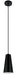 Eglo Canada - One Light Mini Pendant - Pratella - Structured Black- Union Lighting Luminaires Decor