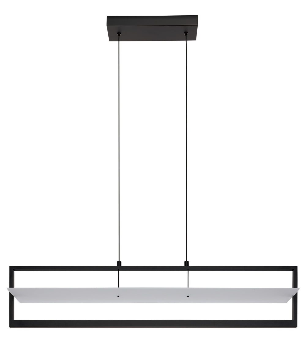 Eglo Canada - LED Linear Pendant - Farneta - Structured Black- Union Lighting Luminaires Decor