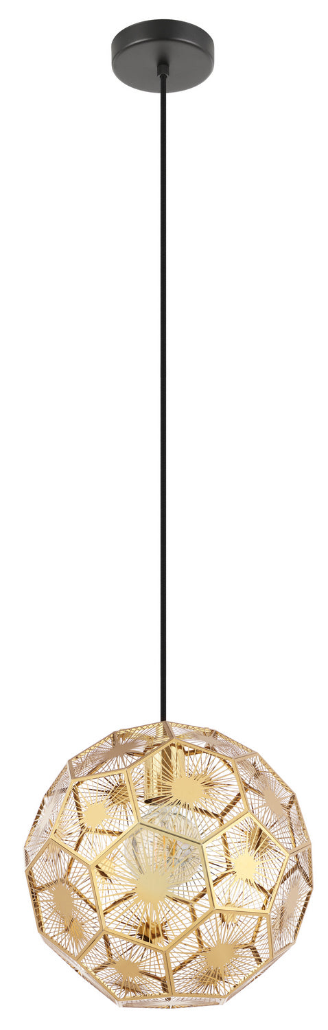 Eglo Canada - One Light Pendant - Skoura - Black- Union Lighting Luminaires Decor