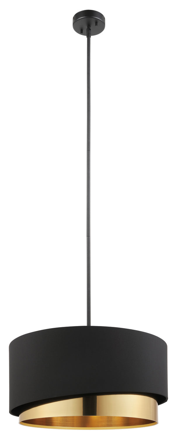 Eglo Canada - One Light Pendant - Manderline - Black- Union Lighting Luminaires Decor