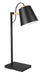 Eglo Canada - One Light Table Lamp - Lacey - Structured Black, Natural Wood- Union Lighting Luminaires Decor