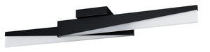 Eglo Canada - LED Ceiling Mount - Isidro - Structured Black- Union Lighting Luminaires Decor