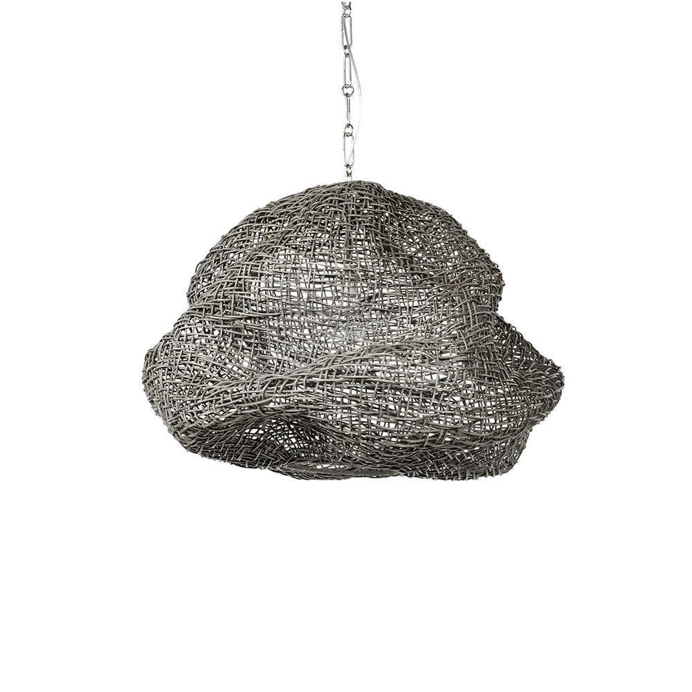Palecek - One Light Pendant - Andorra - Pewter- Union Lighting Luminaires Decor