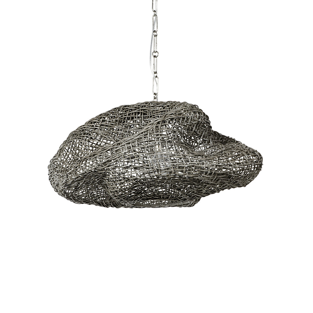Palecek - One Light Pendant - Andorra - Pewter- Union Lighting Luminaires Decor