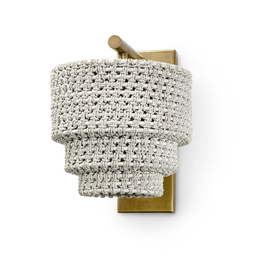Palecek Canada - Wall Sconce - Veranda - Whitewash Ant Brass- Union Lighting Luminaires Decor