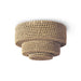 Palecek Canada - Two Light Flush Mount - Veranda - Natural- Union Lighting Luminaires Decor