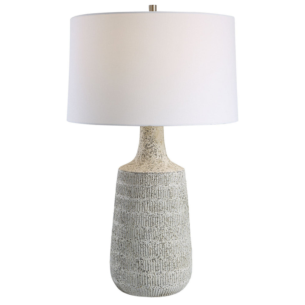 Uttermost - One Light Table Lamp - Scouts - Brushed Nickel- Union Lighting Luminaires Decor