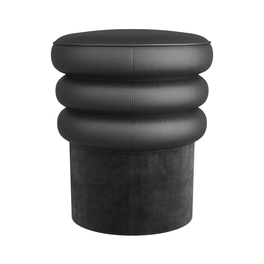 Arteriors - Ottomon - Rollo - Black- Union Lighting Luminaires Decor