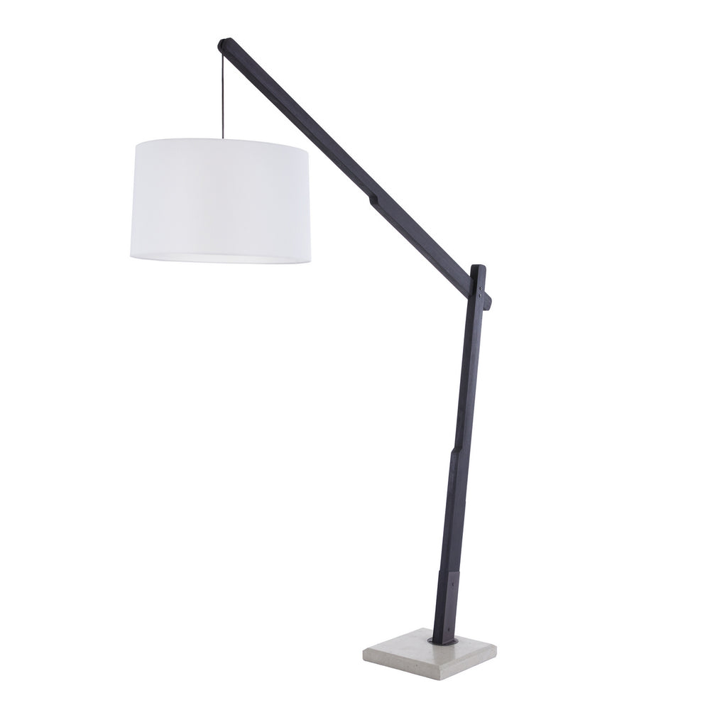 Arteriors - One Light Floor Lamp - Sarsa - Ebony- Union Lighting Luminaires Decor