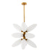 Arteriors - 12 Light Chandelier - Starling - Brushed Brass- Union Lighting Luminaires Decor