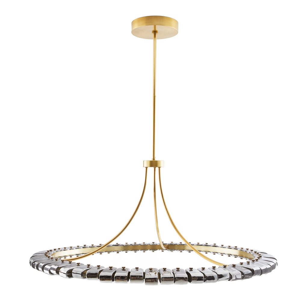 Arteriors - One Light Chandelier - Santorini - Blue Smoke Luster- Union Lighting Luminaires Decor