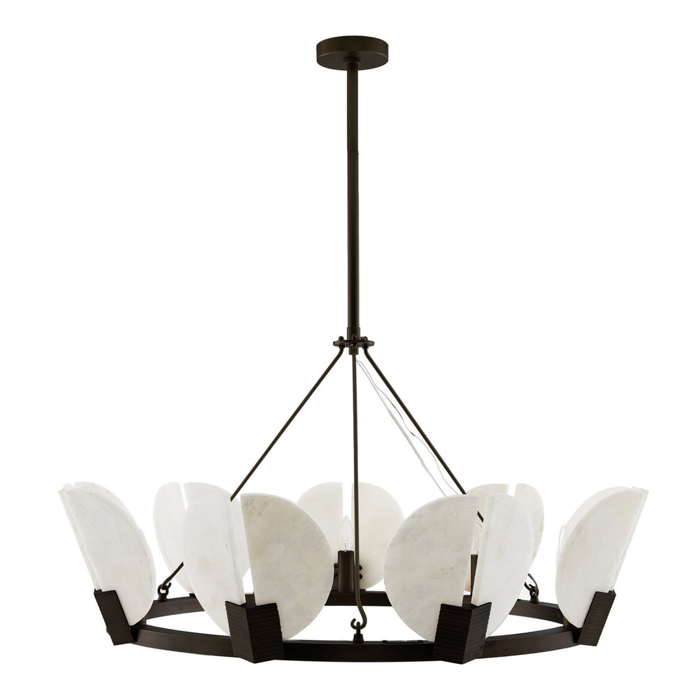 Arteriors - Nine Light Chandelier - Sierra - English Bronze- Union Lighting Luminaires Decor
