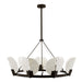 Arteriors - Nine Light Chandelier - Sierra - English Bronze- Union Lighting Luminaires Decor