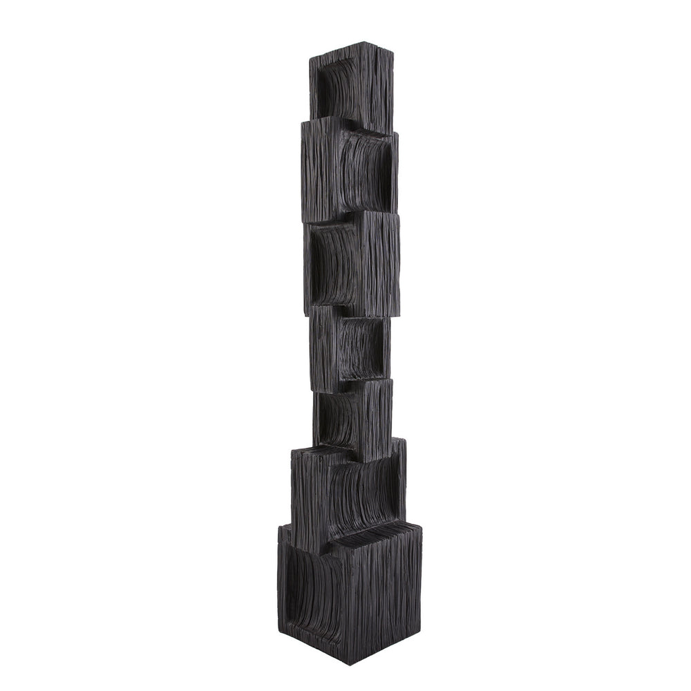 Arteriors - Floor Sculpture - Rollins - Ebony- Union Lighting Luminaires Decor