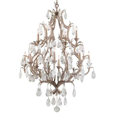 Corbett Lighting Canada - 12 Light Chandelier - Amadeus - Stria Gold Leaf- Union Lighting Luminaires Decor