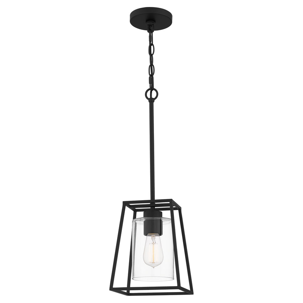 Quoizel - One Light Mini Pendant - Prescott - Matte Black- Union Lighting Luminaires Decor