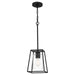 Quoizel - One Light Mini Pendant - Prescott - Matte Black- Union Lighting Luminaires Decor