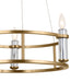 Kichler Canada - Three Light Mini Chandelier - Rosalind - Brushed Natural Brass- Union Lighting Luminaires Decor
