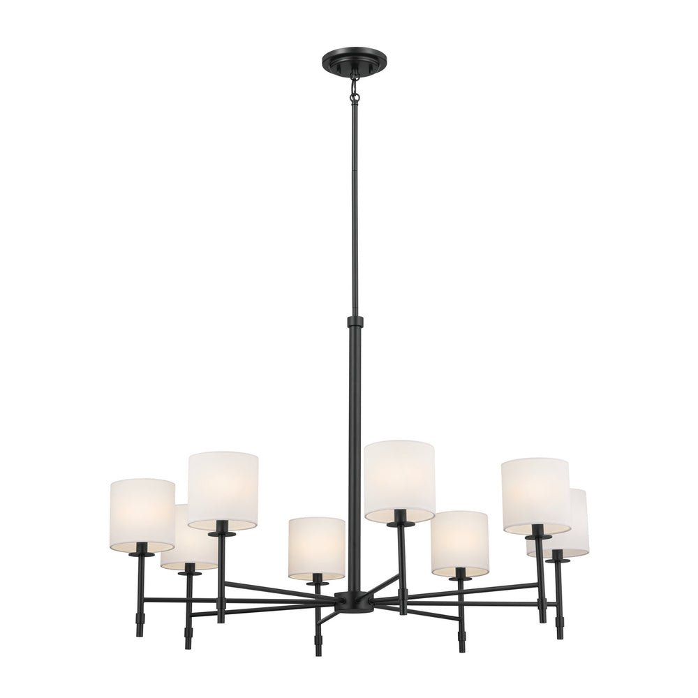 Kichler Canada - Eight Light Chandelier - Ali - Black- Union Lighting Luminaires Decor