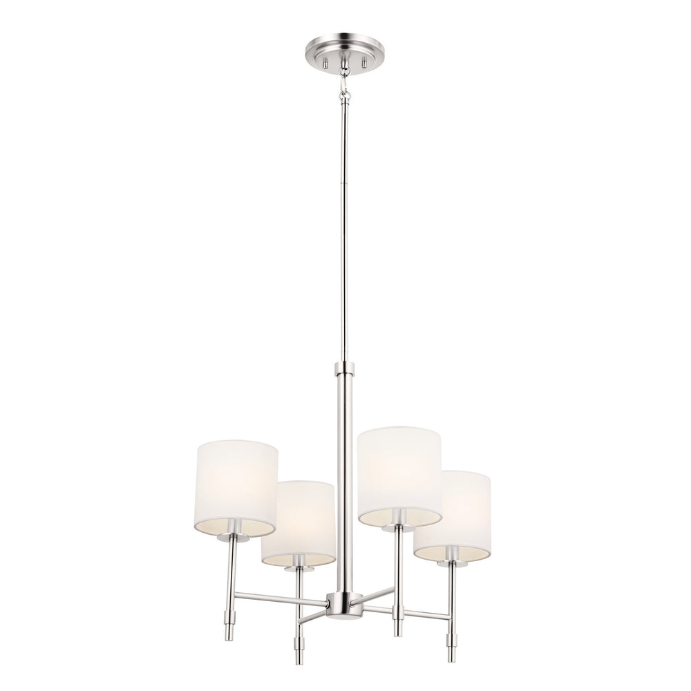 Kichler Canada - Four Light Chandelier - Ali - Polished Nickel- Union Lighting Luminaires Decor