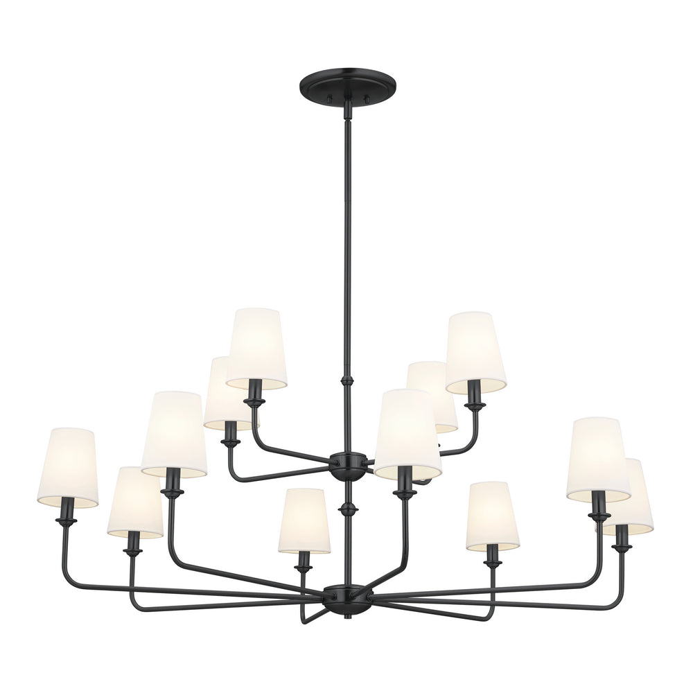 Kichler Canada - 12 Light Chandelier - Pallas - Black- Union Lighting Luminaires Decor